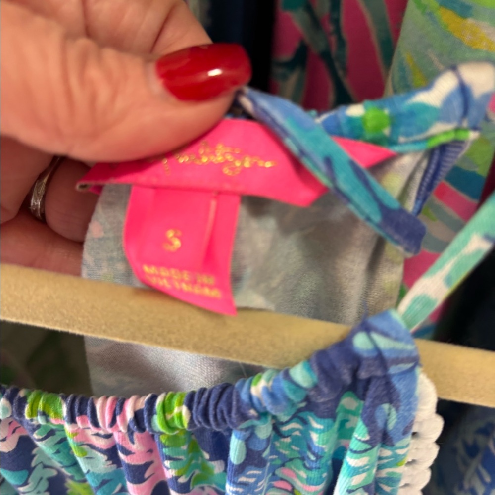 Colorful Patterned Lilly Pulitzer Romper - image 1